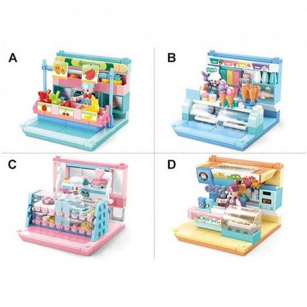 Продукт Sluban MINI HANDCRAFT Щанд за плодове - Конструктор, 99 ч. - 0 - BG Hlapeta